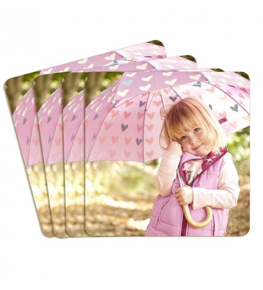 12 Adet Kişiye Özel Baskılı 6x6 Kare Magnet
