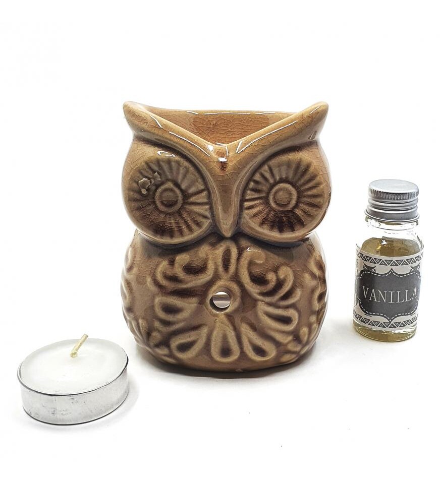 Baykuş Görünümlü Buhurdanlık Set