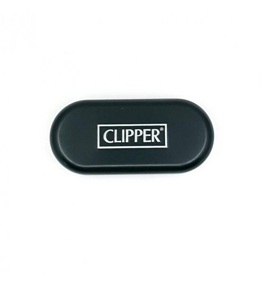Clipper Metal Siboplu Siyah Çakmak