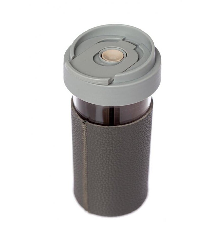 Deri Kılıflı Cam French Press 450 ml