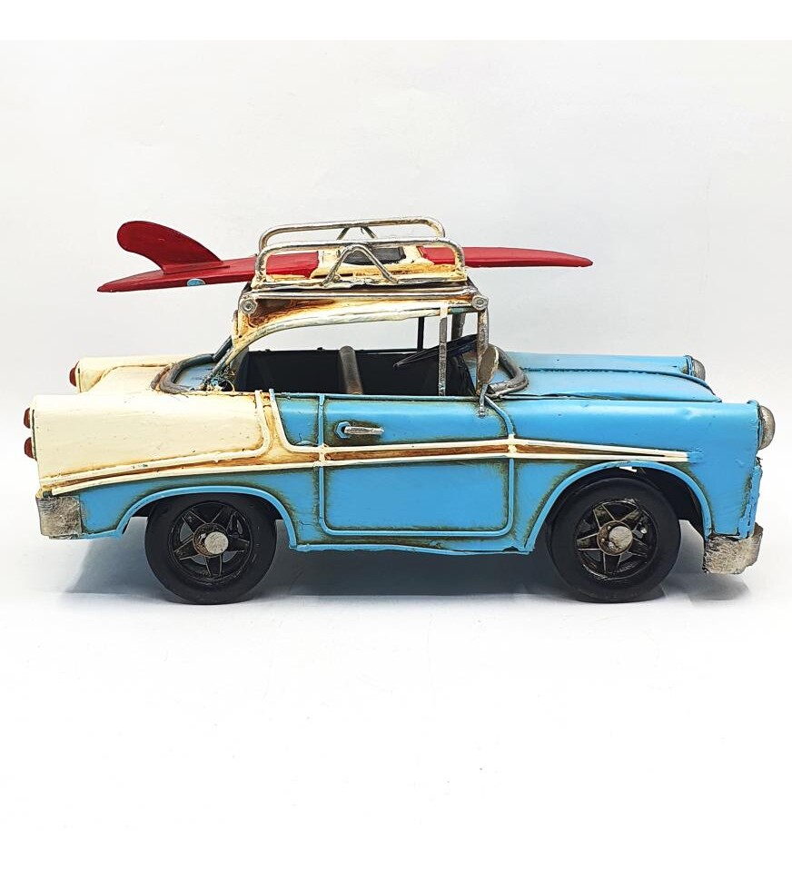 Fotoğraf Çerçeveli Nostaljik Metal Chevrolet