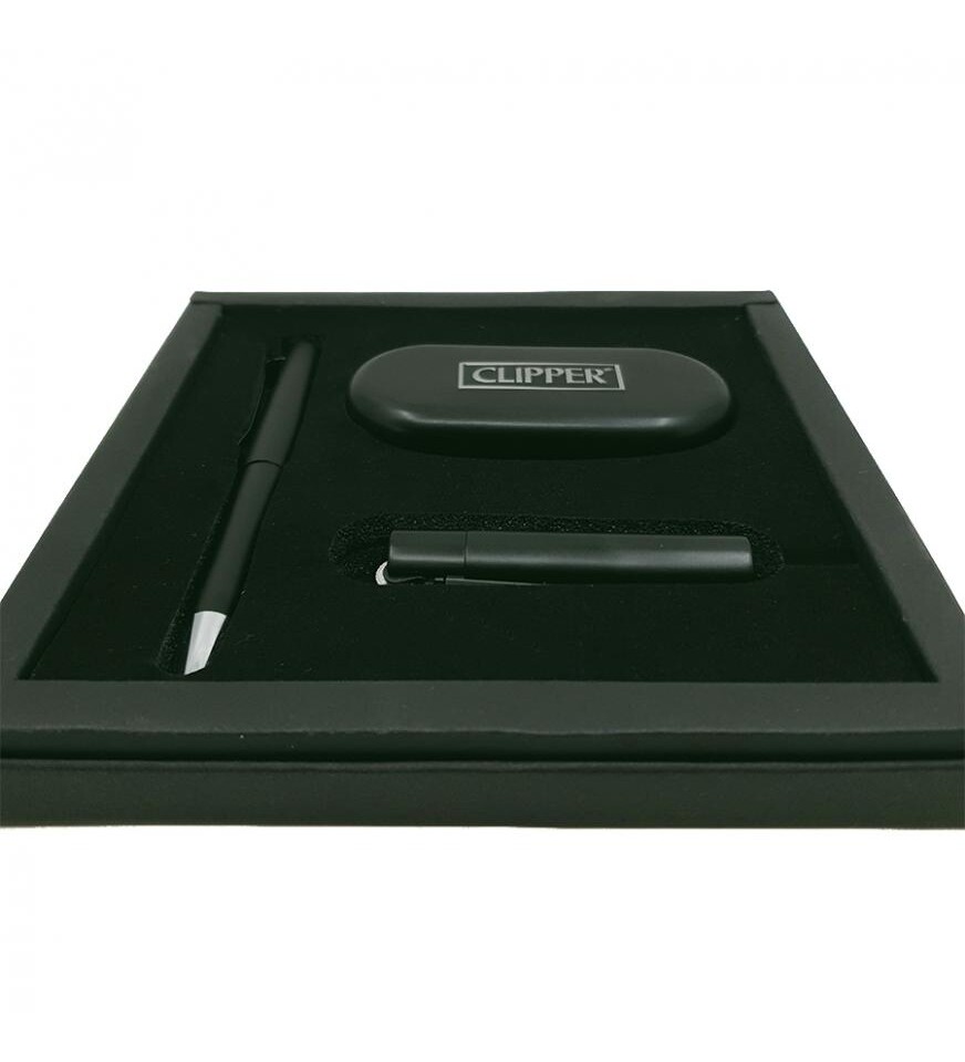 Hediyelik Set Metal Kalem, Clipper Metal Çakmak