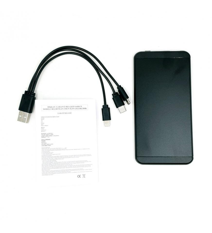 Powerbank 5000 mAh Lityum Pil Hızlı Şarj