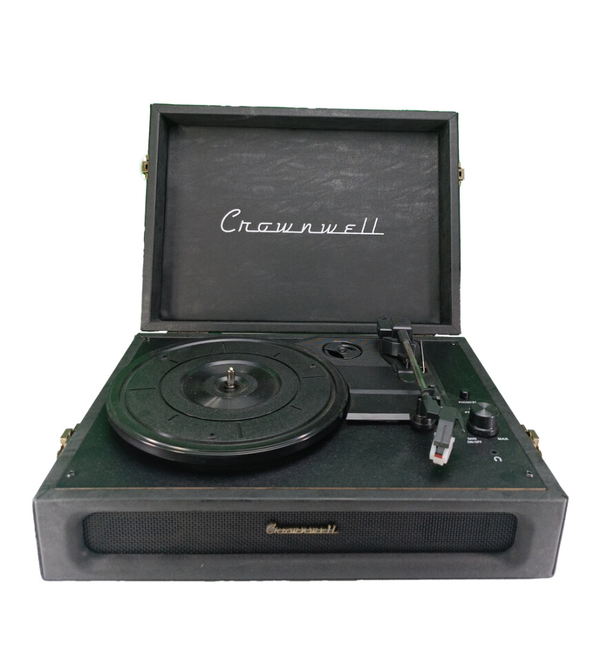 Crownwell Çantalı Hoparlörlü Bluetoothlu Casablanca Pikap Siyah HK2885