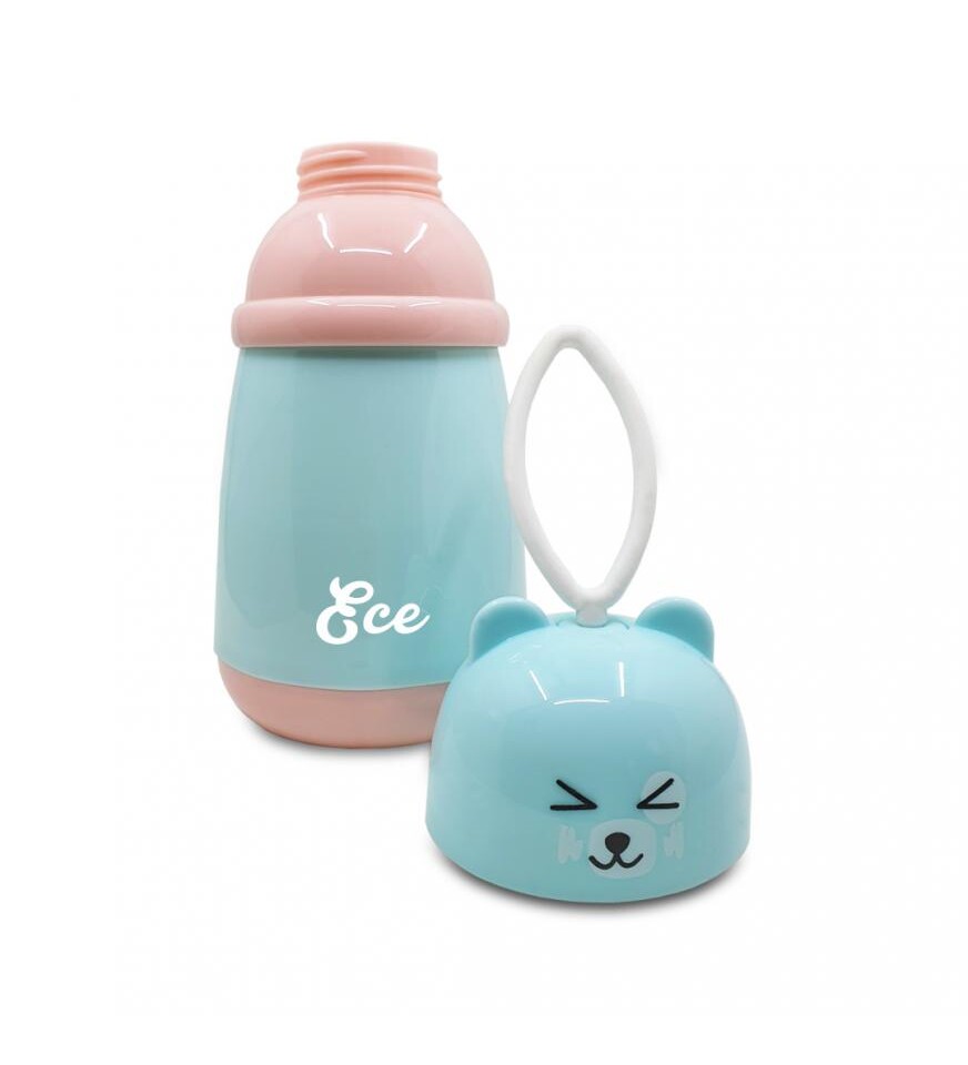 Kişiye Özel Cam Şişe Panda Matara 380 ml