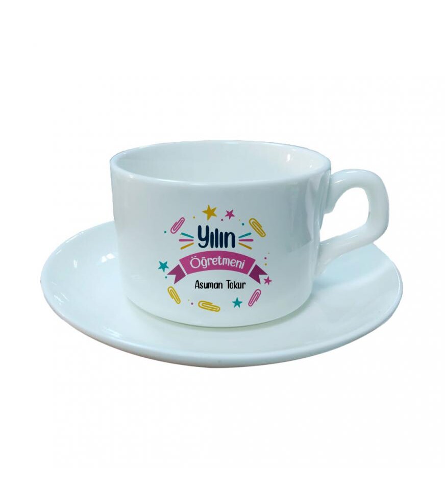 Kişiye Özel Öğretmenler Günü Baskılı Fincan HK2337