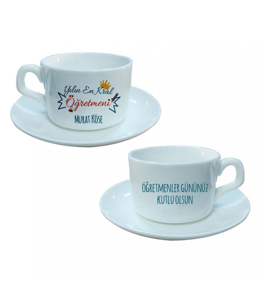 Kişiye Özel Öğretmenler Günü Baskılı Fincan HK2338