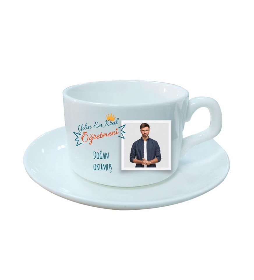 Kişiye Özel Öğretmenler Günü Fotoğraf Baskılı Fincan HK2341