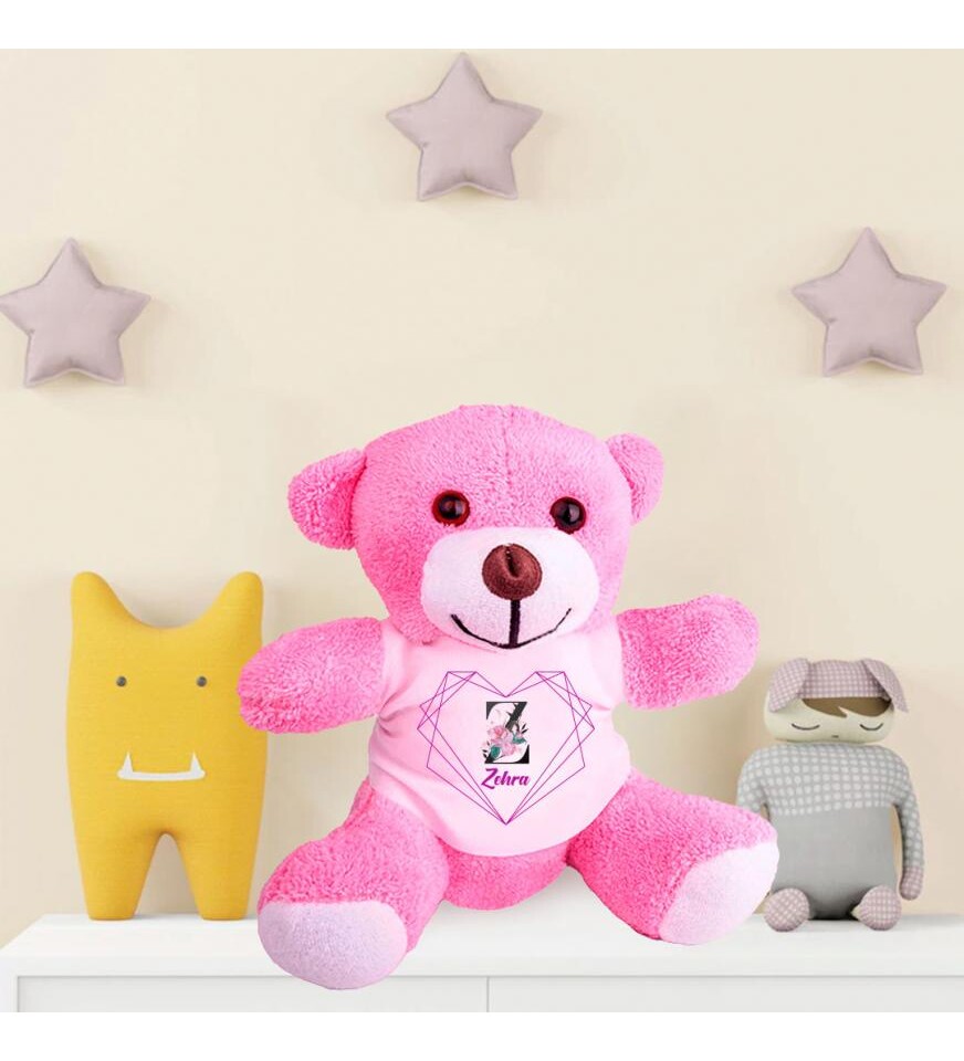 Kişiye Özel Peluş Pembe Ayı HK2541