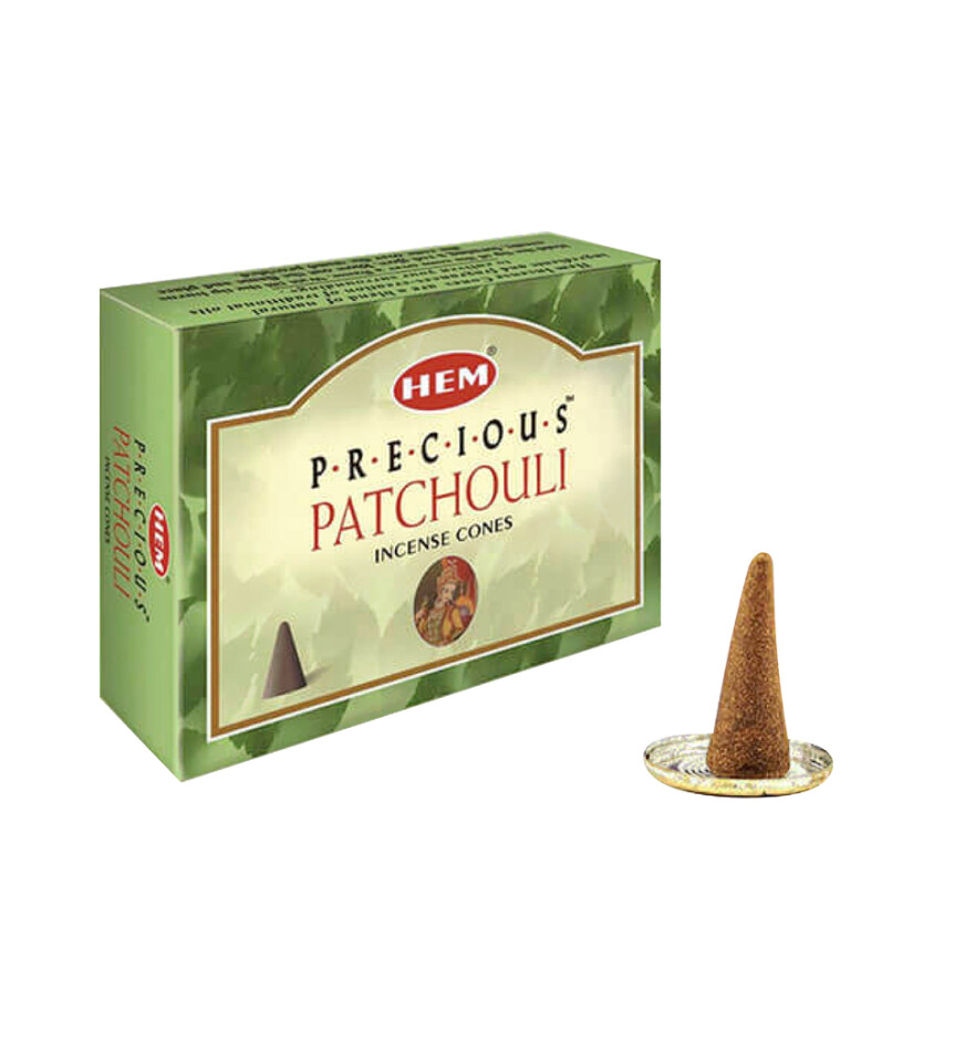 Paçuli (Patchouli) Konik Tütsü Mumu 10lu