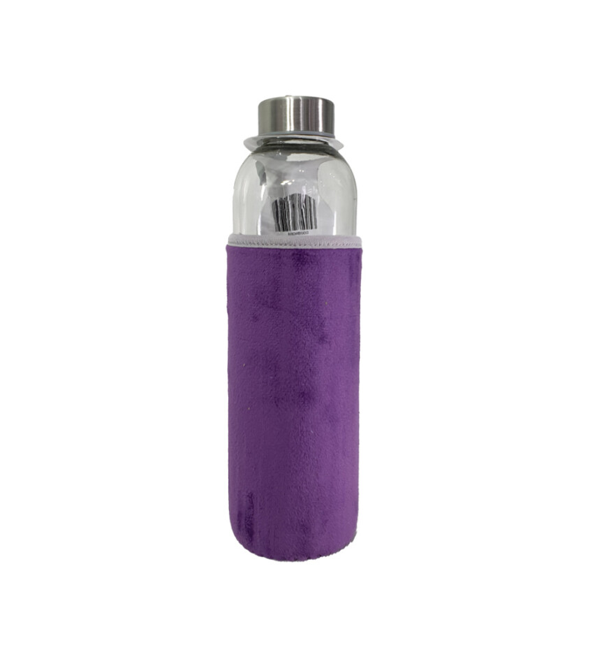 Peluş Kılıflı Cam Matara 750 Ml
