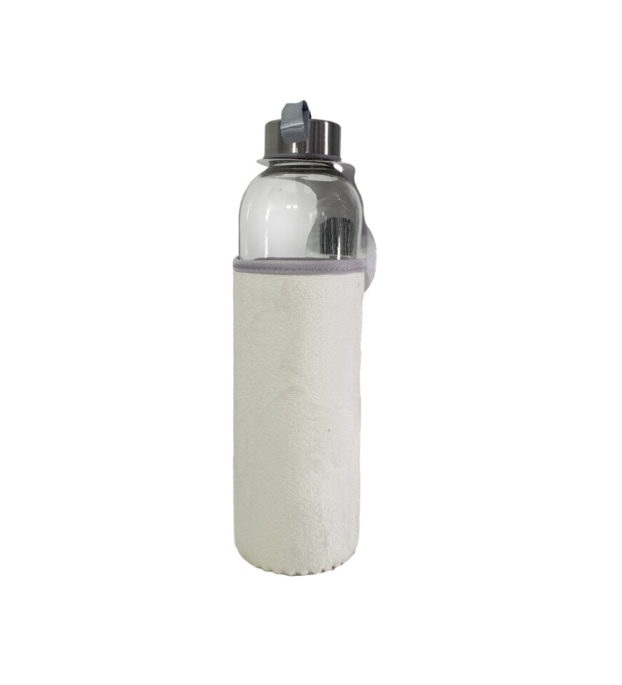 Peluş Kılıflı Cam Matara 750 Ml