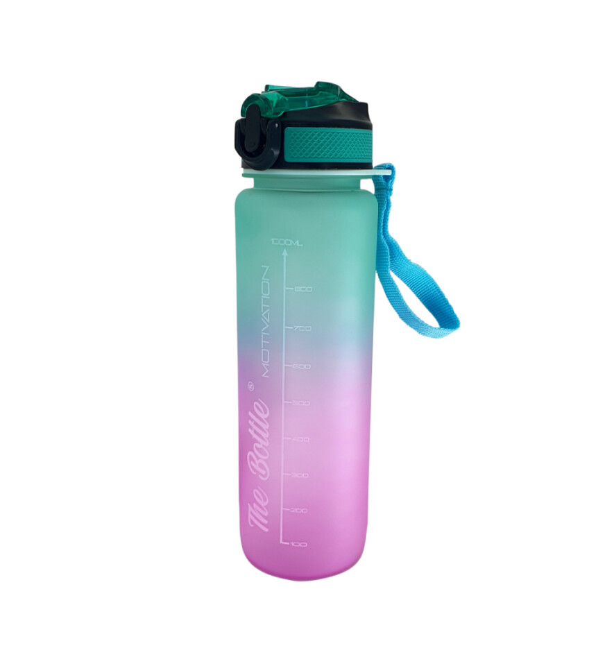 Pipetli, Çift Renkli, Mika Motivasyon Matarası 1 Lt HK2735