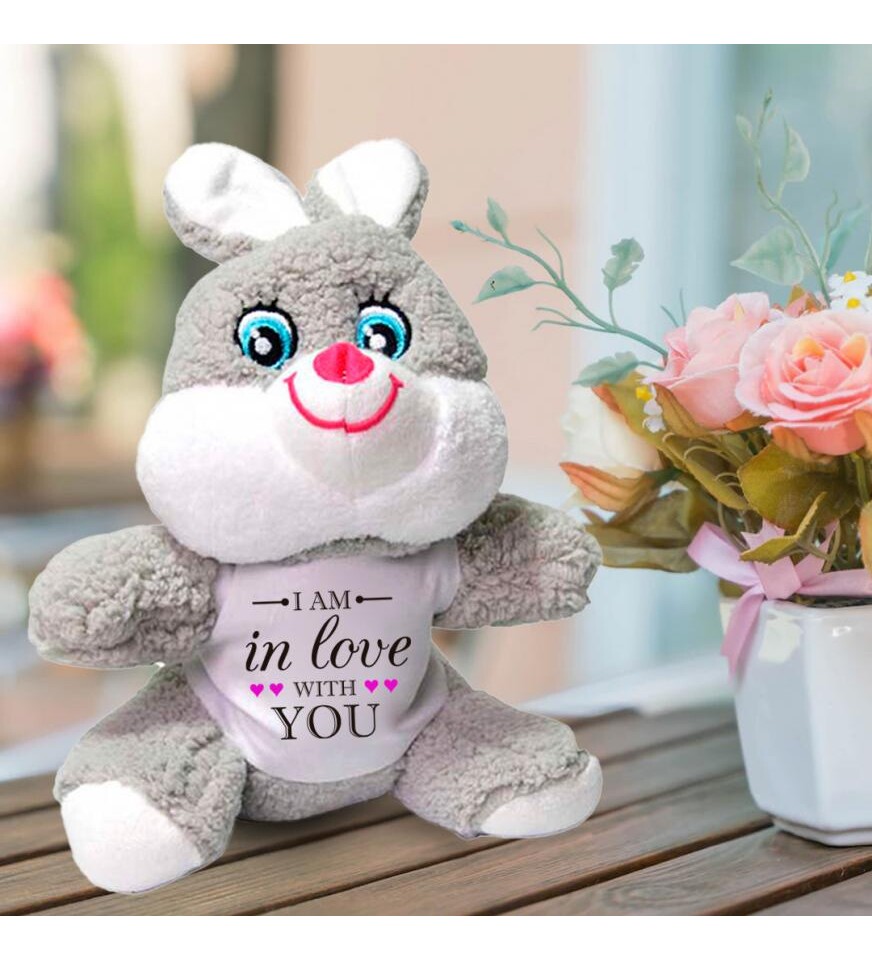 Sana Aşığım Temalı Sevgili Peluş Tavşan HK2456