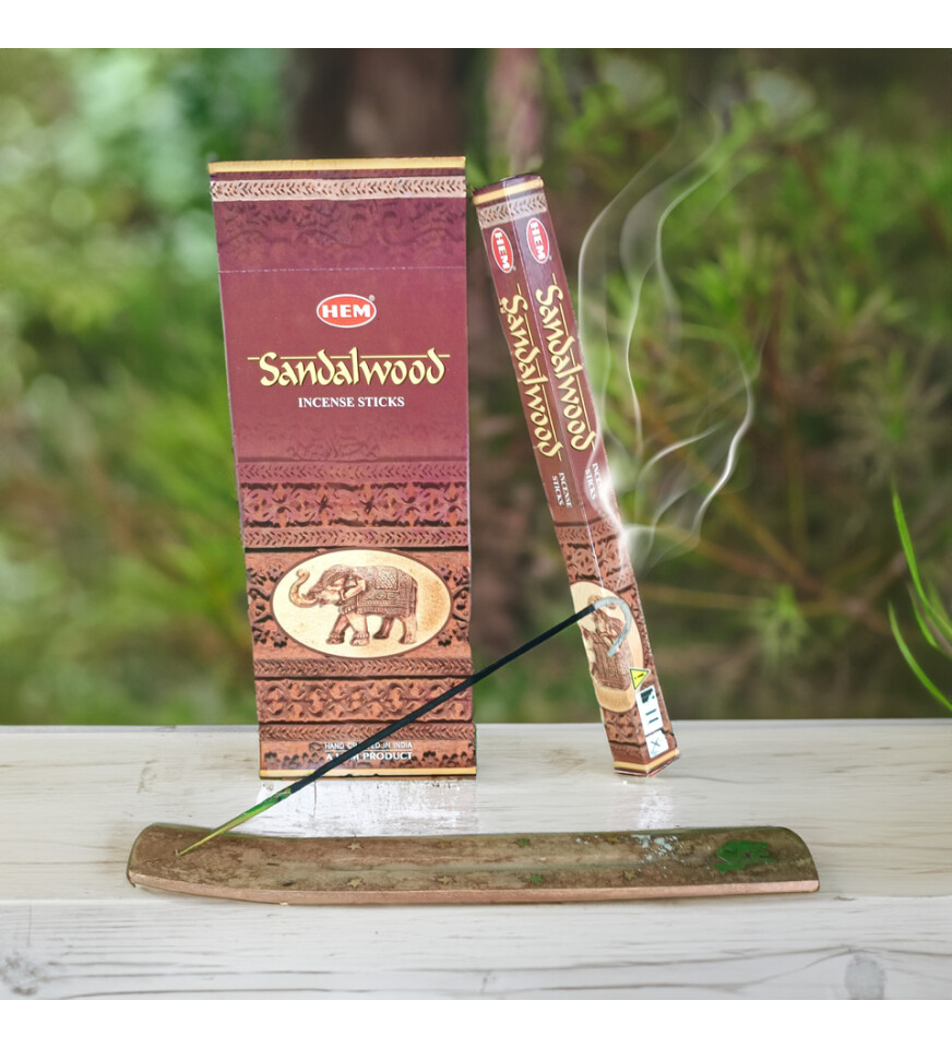 Sandal Ağacı (Sandalwood Hexa) 20li Çubuk Tütsü