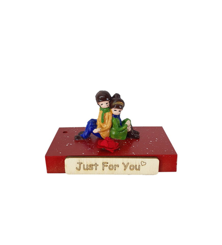 Fotoğraf Hediyeli Sevgili Özel Tasarım Biblolu Notluk Just For You HK2600