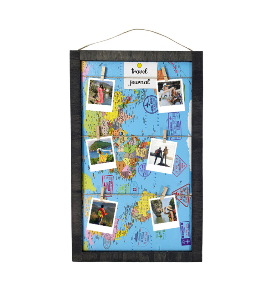 Seyahat Gezgini (Travel Journal) Tasarım İpli Fotoğraf Çerçevesi HK2724