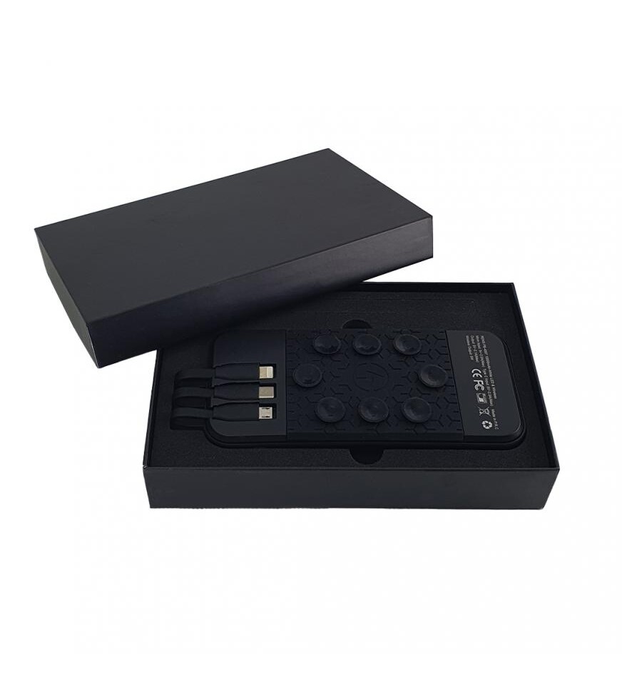 Vantuzlu Wireless Siyah Powerbank 10,000 mAh HK2463
