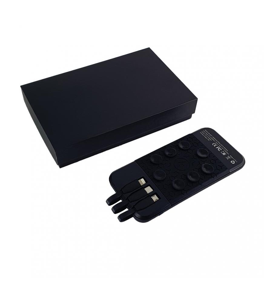 Vantuzlu Wireless Siyah Powerbank 10,000 mAh HK2463