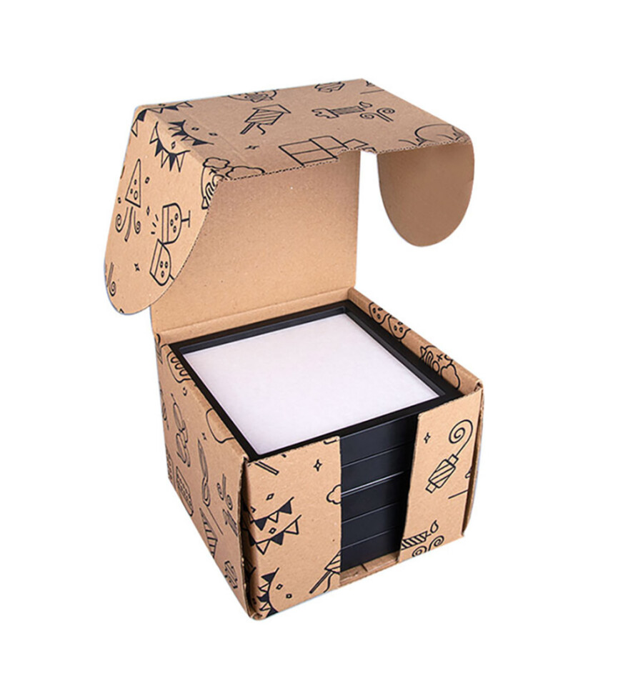 Yapışkanlı Sök Tak Pola Çerçeveler 12x12cm - 5li Paket HK2712