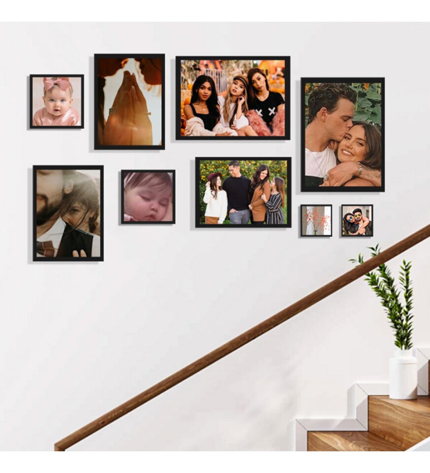 Yapışkanlı Sök Tak Siyah 2li Çerçeve 20x30cm (FOTOĞRAF BASKILI)