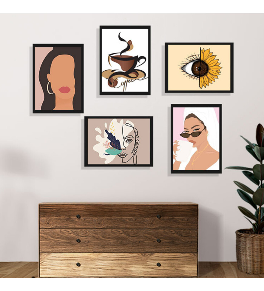 Fotoğraf Baskılı Yapışkanlı Sök Tak Siyah Çerçeve 20x30cm HK5012