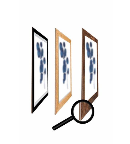 Kişiye Özel 12 Parça Çerçeve Görünümlü Mdf Tablo