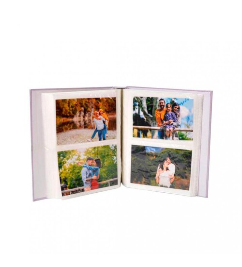 10x15 Lila Fotoğraf Albümü 120 Fotolu Özel Kutulu (20 ADET FOTO BASKILI)