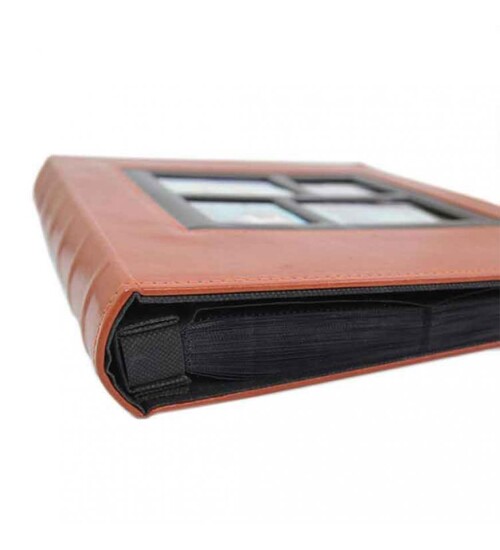 500lük Pencereli 30x34 Deri Fotoğraf Albümü