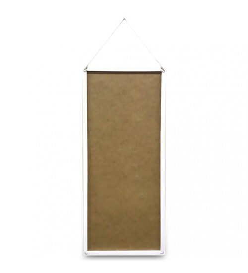 Ahşap Beyaz Uğur Böceği Mandallı Fotoğraf Çerçevesi (3 ADET FOTO BASKILI)