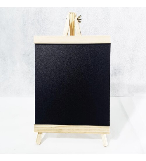 Ahşap Şövale Ayaklı Yazı Tahtası Dikey