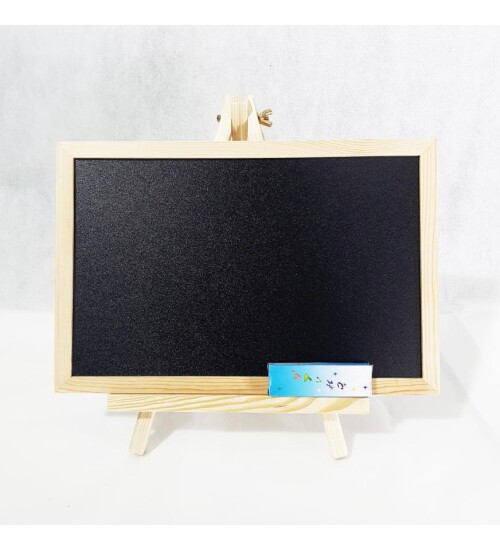 Ahşap Şövale Ayaklı Yazı Tahtası Yatay