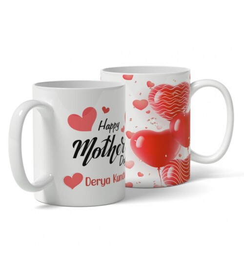 Kişiye Özel Anneler Günü Kupa Bardak HK116