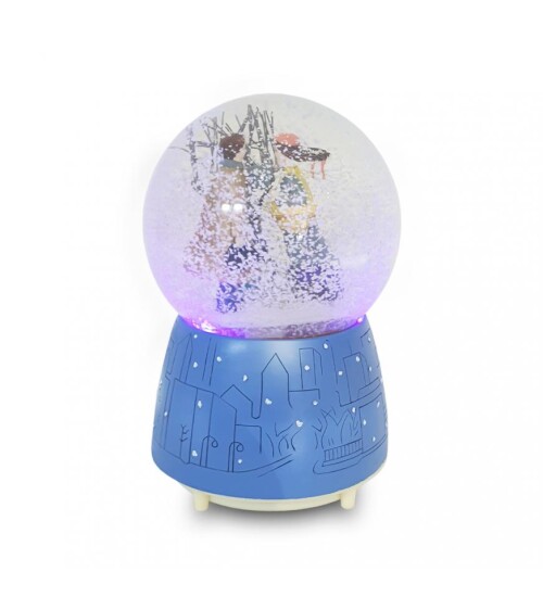 Aşıklar Ağaçlı Müzikli, Işıklı Büyük Boy Kar Küresi