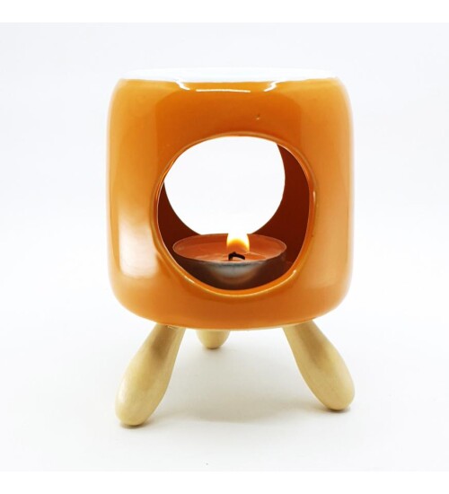 Bambu Ayaklı Renkli Buhurdanlık