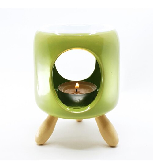 Bambu Ayaklı Renkli Buhurdanlık