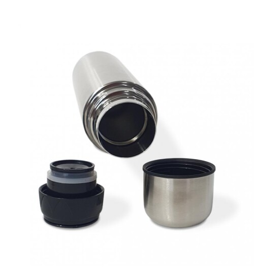 Bardak Kapaklı Deri Kılıflı 750 Ml Çelik Termos