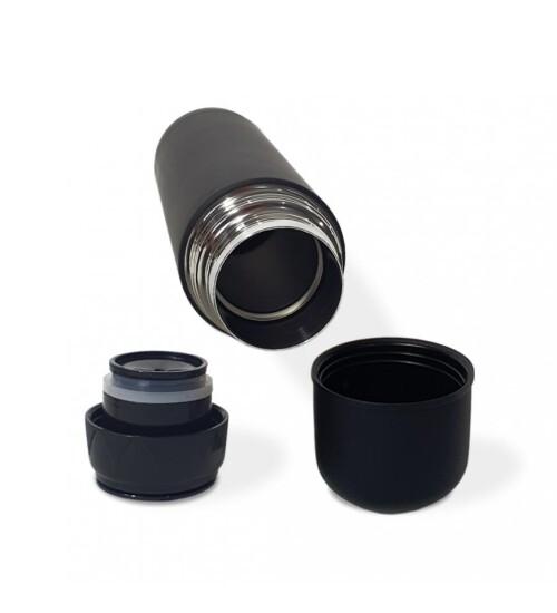 Bardak Kapaklı Deri Kılıflı 750 Ml Çelik Termos