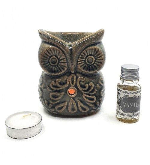 Baykuş Görünümlü Buhurdanlık Set