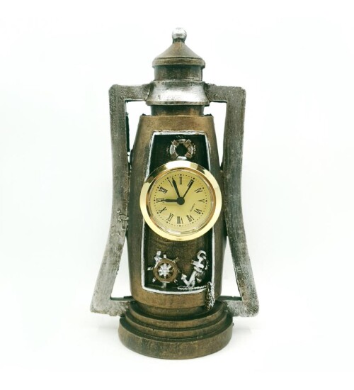 Dekoratif Deniz Feneri Masa Saati