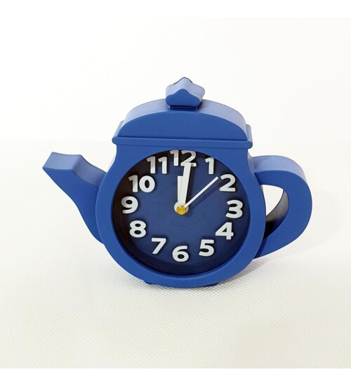 Demlik Görünümlü Dekoratif Masa Saati