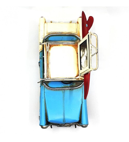 Fotoğraf Çerçeveli Nostaljik Metal Chevrolet