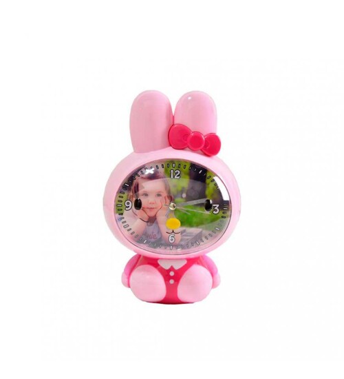 Fotoğraf Takılabilen Müzikli Tavşan Çalar Saat
