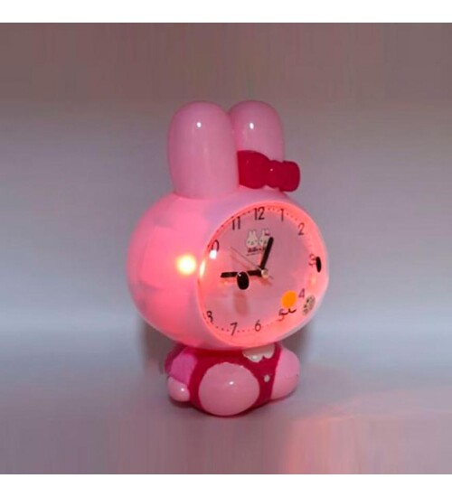 Fotoğraf Takılabilen Müzikli Tavşan Çalar Saat (FOTO BASKILI)