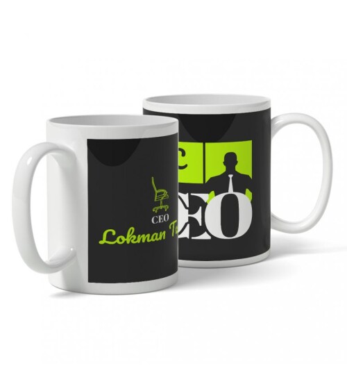 Kişiye Özel Meslek Kupa Bardak - CEO HK127