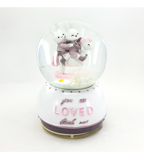 Kar Küresi Tavşan Motorlu Müzikli 100 cc