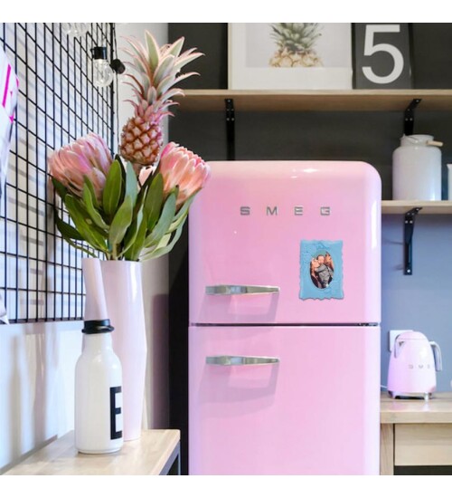 Kişiye Özel 4 Adet Plastik Çerçeveli Magnet