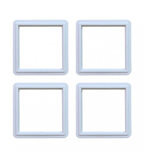 Kişiye Özel Fotoğraf Baskılı 15li Beyaz Mini Sök Tak Kare Çerçeve