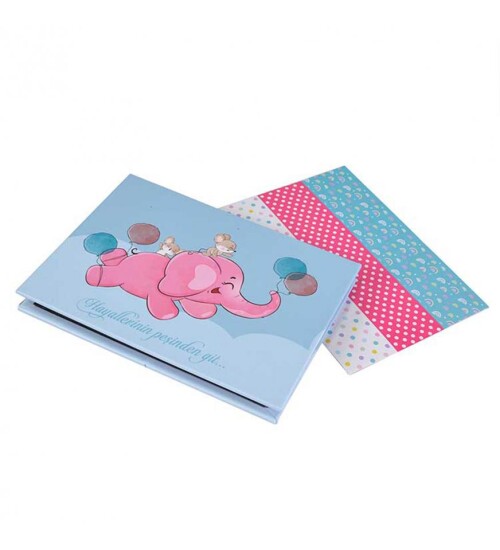 Kişiye Özel Fotoğraf Baskılı Filli Mini Akordiyon Fotoğraf Albümü