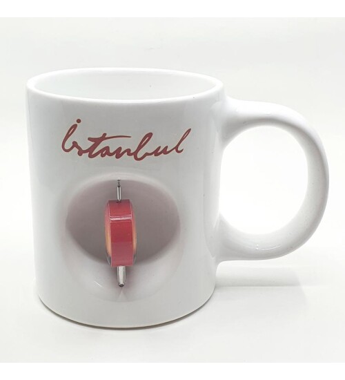 Kız Kulesi Kulesi Temalı 3D Döner Objeli Kupa Bardak